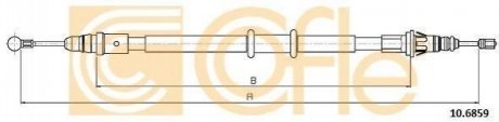 Трос ручного гальма. лів./прав. Renault Master/Opel Movano 10- COFLE 10.6859