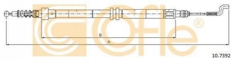 Трос ручника COFLE 10.7392