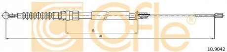 Купить Трос ручника Skoda Superb COFLE 10.9042 (фото1) подбор по VIN коду, цена 652 грн.