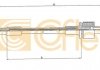 Купить Трос сцепления Ford Sierra COFLE 11.2432 (фото1) подбор по VIN коду, цена 457 грн.