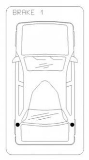 Трос ручного тормоза Ford Ssorpio 85-4/91 COFLE 11.549