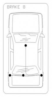 Трос ручника Opel Vectra COFLE 11.5923