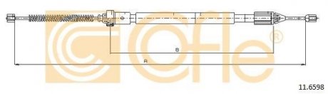 Трос ручника Renault Clio COFLE 11.6598