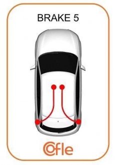 Купити Трос ручника Seat Ibiza, Cordoba, Volkswagen Golf COFLE 19.102E (фото1) підбір по VIN коду, ціна 280 грн.