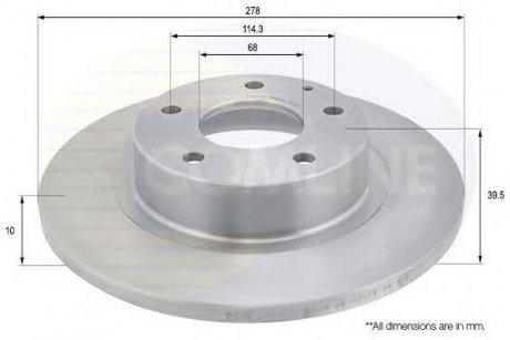 Диск Тормозной Mazda 6 COMLINE adc0474