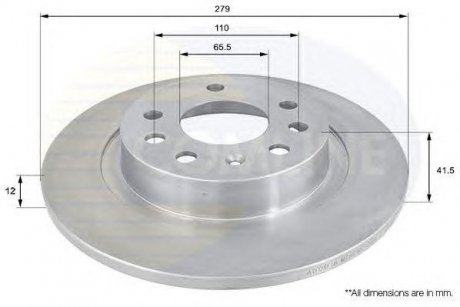 Диск Тормозной COMLINE adc1116