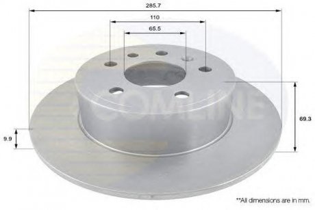 Диск Тормозной COMLINE adc1122