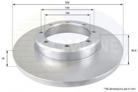 Диск Тормозной COMLINE adc1598