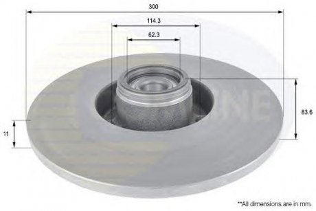 Диск Тормозной COMLINE adc3024