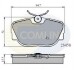 Купить - Тормозные колодки для дисков Land Rover Range Rover, Discovery COMLINE cbp01093 (фото1) подбор по VIN коду, цена 795 грн.