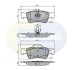 Купить - Тормозные колодки для дисков COMLINE cbp01118 (фото1) подбор по VIN коду, цена 765 грн.