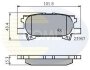Купить - Гальмівні колодки до дисків Lexus RX, Toyota Highlander COMLINE cbp01279 (фото1) подбор по VIN коду, цена 752 грн.
