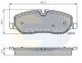 Купити - Гальмівні колодки до дисків Land Rover Discovery, Range Rover COMLINE cbp01533 (фото1) підбір по VIN коду, ціна 1159 грн.
