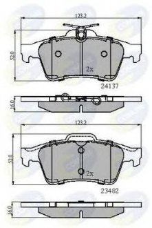 Тормозные колодки COMLINE cbp01599