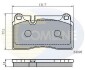 Купить - Тормозные колодки для дисков COMLINE cbp01626 (фото1) подбор по VIN коду, цена 1351 грн.