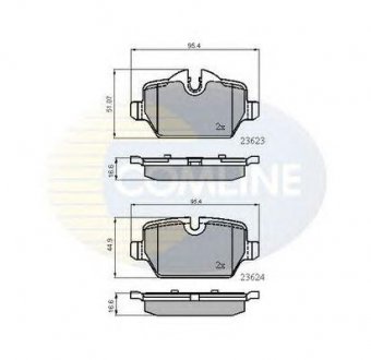 Тормозные колодки COMLINE cbp01710