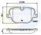 Купити - Гальмівні колодки до дисків Land Rover Range Rover COMLINE cbp02212 (фото1) підбір по VIN коду, ціна 1188 грн.