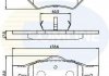 Купить Тормозные колодки COMLINE cbp02222 (фото1) подбор по VIN коду, цена 943 грн.