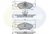 Купить Тормозные колодки Mercedes W901, W902, Volkswagen LT, Mercedes W903 COMLINE cbp0453 (фото1) подбор по VIN коду, цена 548 грн.