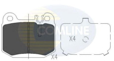 - Гальмівні колодки до дисків COMLINE cbp06025