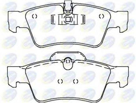 Купить Тормозные колодки Mercedes W251, GL-Class, M-Class COMLINE cbp06059 (фото1) подбор по VIN коду, цена 919 грн.