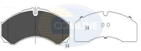 - Гальмівні колодки до дисків COMLINE cbp16031