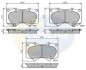 Купить Тормозные колодки Toyota Land Cruiser, Lexus GX, Mitsubishi Pajero, Toyota Hilux COMLINE cbp31201 (фото1) подбор по VIN коду, цена 810 грн.