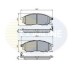 Купить - Тормозные колодки для дисков COMLINE cbp31524 (фото1) подбор по VIN коду, цена 923 грн.