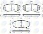 Купить - Гальмівні колодки до дисків Hyundai IX20, Sonata, KIA Soul COMLINE cbp32194 (фото1) подбор по VIN коду, цена 1193 грн.