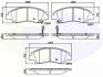 Купить - Гальмівні колодки до дисків Hyundai I10 COMLINE cbp32230 (фото1) подбор по VIN коду, цена 941 грн.