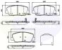 Купити - Гальмівні колодки до дисків Hyundai I30, Genesis, KIA Ceed, Optima, Hyundai Veloster, KIA Pro Ceed COMLINE cbp32259 (фото1) підбір по VIN коду, ціна 929 грн.