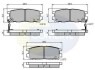 Купить Тормозные колодки Opel Frontera COMLINE cbp3461 (фото1) подбор по VIN коду, цена 794 грн.