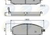 Купить Тормозные колодки Nissan Patrol COMLINE cbp3777 (фото1) подбор по VIN коду, цена 992 грн.