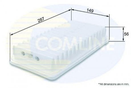 - Фільтр повітря (аналогWA6785/LX1286) COMLINE cty12095