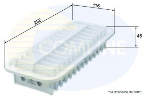 Фільтр повітряний (аналогWA6664/LX1001) COMLINE cty12230