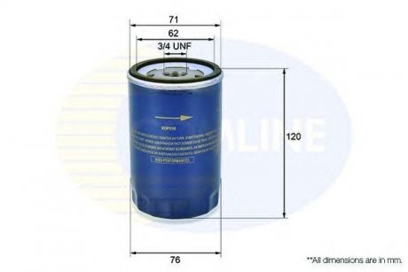 Фільтр олії (аналогWL7071/OC264) COMLINE eof036