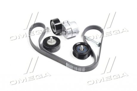 Купити Комплект (ремінь+ролики))) Opel Astra, Zafira Contitech 6PK1370K1 (фото1) підбір по VIN коду, ціна 4331 грн.