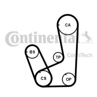 Комплект (ремень+ролики)) Contitech ct 839 k2 pro