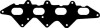 Купить Прокладка колектора впускного Ford Fiesta, Escort, Orion, Mondeo CORTECO 026434P (фото1) подбор по VIN коду, цена 241 грн.