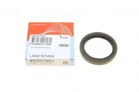 Купить Сальник полуоси Land Rover Freelander, Range Rover CORTECO 49357901 (фото1) подбор по VIN коду, цена 245 грн.