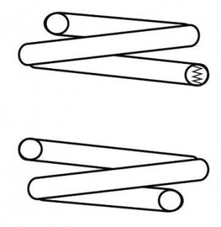 Купить Пружина подвески задняя (кратно 2) (L=230) BMW 3 (E46) (90-07) BMW E46 CS Germany 14.101.532 (фото1) подбор по VIN коду, цена 1179 грн.