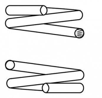 Пружина перед. DB A-Class W168 A190 / A160 CDI / A170 CDI 97- Mercedes W168 CS Germany 14319405