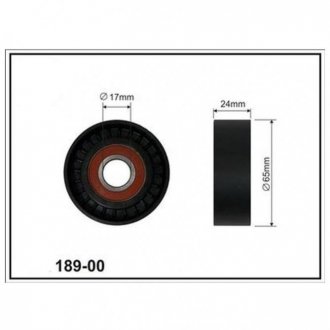 Ролик натяжителя приводного ремня Skoda Roomster (5J) (10-15) (189-00) CX cx18900