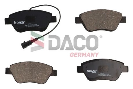 Колодки тормозные дисковые пер.. DACO Germany 320903