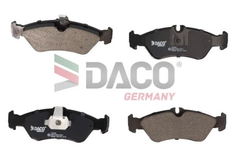 Колодки гальмівні дискові задні. DACO Germany 323329