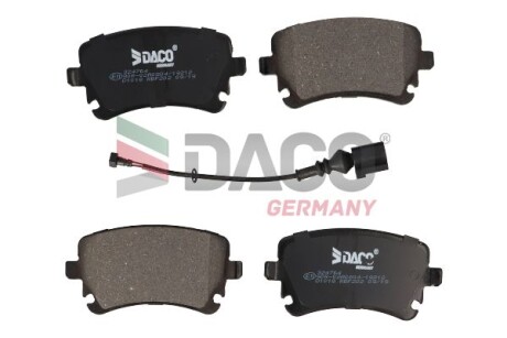 Колодки тормозные дисковые задние. DACO Germany 324764