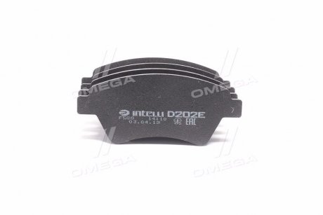 Купить DAFMI INTELLI Тормозные колодки дисковые RENAULT Megane II, Kangoo 02- Renault Megane, Kangoo, Scenic, Grand Scenic DAFMI / INTELLI d202E (фото1) подбор по VIN коду, цена 517 грн.