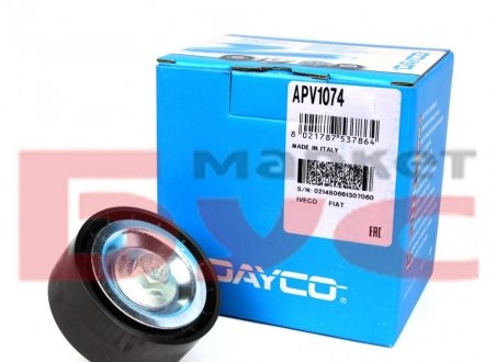 Купить Ролик обводной Fiat Ducato / Iveco Daily 2.3-3.0 JTD/MJET 99- Fiat Ducato DAYCO apv1074 (фото1) подбор по VIN коду, цена 773 грн.
