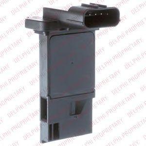 Витратомір повітря (5 pin, картрідж) ACURA MDX, RDX, TLX HONDA ACCORD IX, ACCORD VIII, CITY V, CIVIC IX, CIVIC VIII, CIVIC X, CR-V III, CR-V IV, CR-V V, CR-Z, CROSSTOUR I, FR-V, HR-V 1.2-3.7 09.05- Delphi af1014512b1