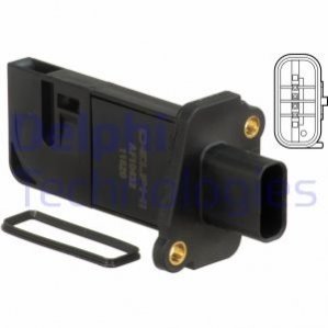 Расходомер воздуха Ford Mondeo, Galaxy, S-Max, Volvo V60, V70, XC60, S80, S60, Ford Fiesta, Transit, Connect Delphi af1043212b1